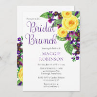 Rosas Amarillas | Violets Boho Floral Bridal Brunc
