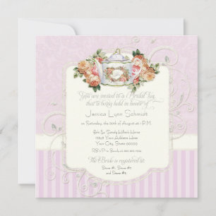 Invitación Rosas antiguos de época Floral Bouquet Moderno Swi