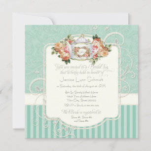 Invitación Rosas antiguos de época Floral Bouquet Moderno Swi