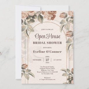 Invitación Rosas audaces de terracota arca sage open house