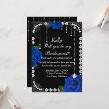 Rosas Azules Románicos Y Novias Diamantes
