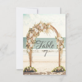Invitación Rosas de Beach Wedding Arbor