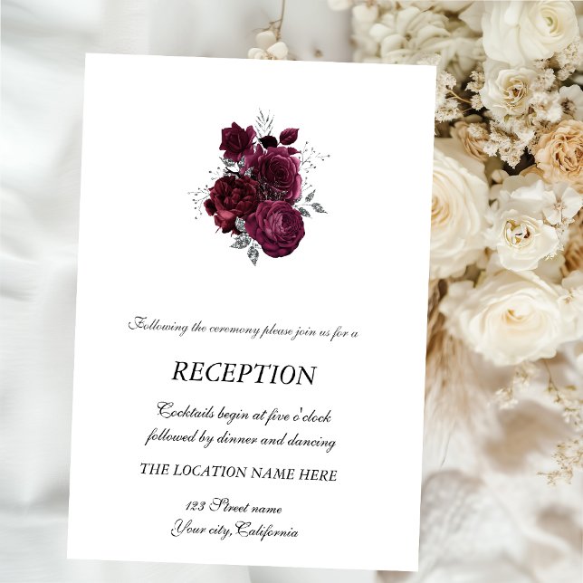 Invitación Rosas de Borgoña (Subido por el creador)
