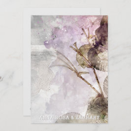 Invitación *~* Rosas de cosecha QR AR26 - Boda de FOTOS RSVP