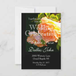 Invitación Rosas de Country Peach