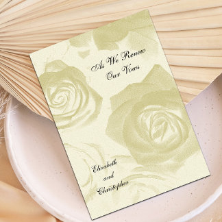 Invitación Rosas de Golden Look invitan a renovación