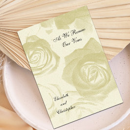 Invitación Rosas de Golden Look invitan a renovación