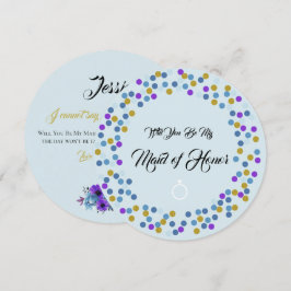 Invitación Rosas de la Casa Azul Boda Suite Be My Bridesmaid