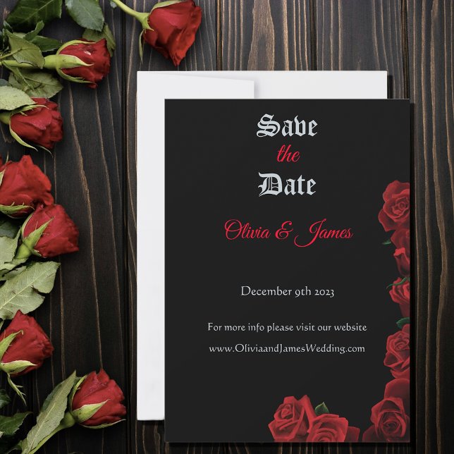 Invitación Rosas de la espada del dragón rojo (Subido por el creador)