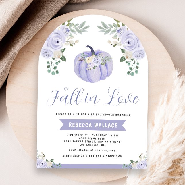 Invitación Rosas de la lavadora de calabaza Arch Bridal Showe (Subido por el creador)