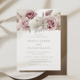 Invitación Rosas de Rubor Bella Boda