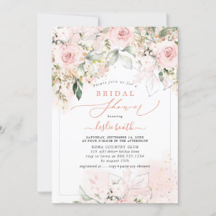 Invitación Rosas de Rubor PixDezines H2 Hydrangea Bridal Show