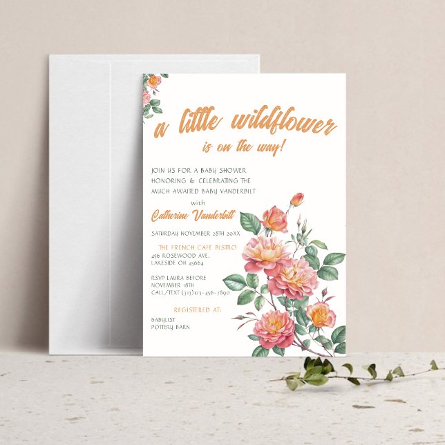 Invitación Rosas de verano de Little Wildflower (Subido por el creador)