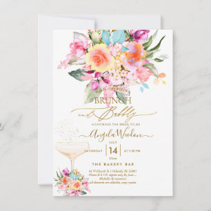 Invitación Rosas de verano de PixDezines H2 Fiesta Brunch Bub