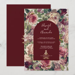 Invitación Rosas de Victoria y Arco de Borgoña