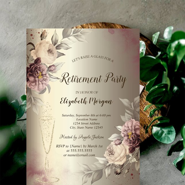 Invitación Rosas de Vidrio Champán Retirada (Subido por el creador)