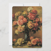 Rosas en un Jarrón de Renoir, Lluvia de Regalos Fl