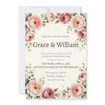 Rosas Peonía Rosadas Personalizadas Boda Romántica