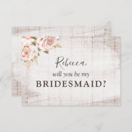 Invitación Rosas románticos de la madera rusa: propuesta de u