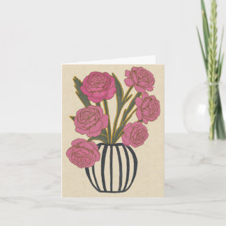 Invitación Rosas rosadas hermosas
