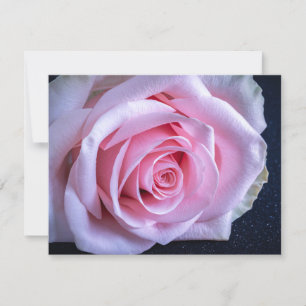 Invitación Rosas rosadas y verdes