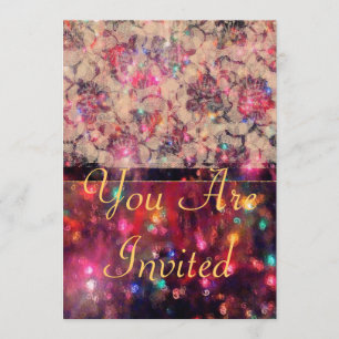 Invitación Rosas rosados