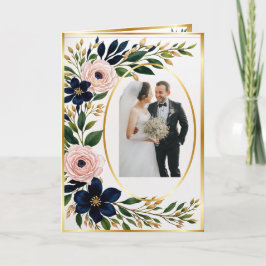 Invitación Rosas rosas rosas blandas y Boda de audaz marina f