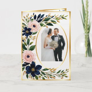 Invitación Rosas rosas rosas blandas y Boda de audaz marina f