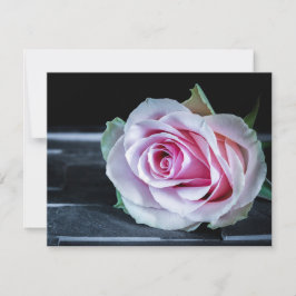 Invitación Rosas rosas y verdes