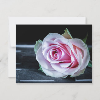 Invitación Rosas rosas y verdes