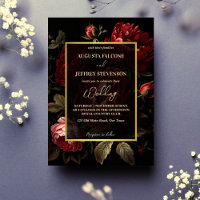 Rosas vintage de humor negro todo en un boda