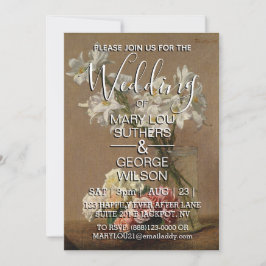 Invitación Rosas y Boda Lilies