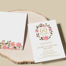INVITACIÓN ROSE BOUQUET 60º ANIVERSARIO DE DIAMANTES DE PINK 