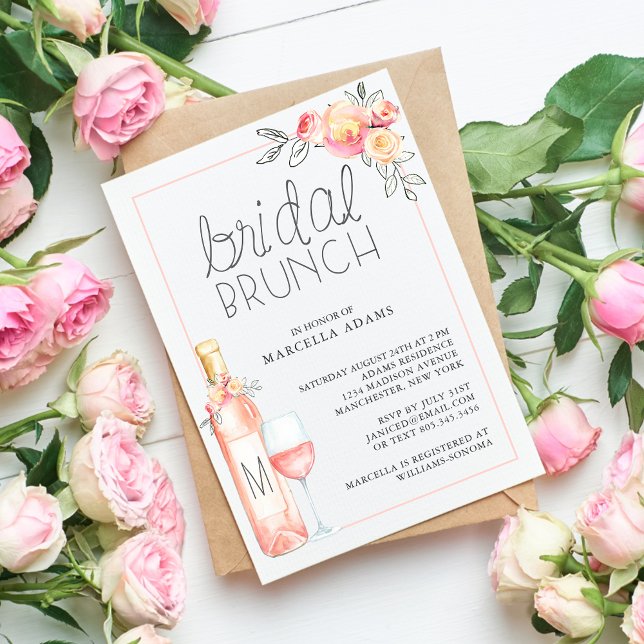 Invitación Rosé Bridal Brunch (Subido por el creador)