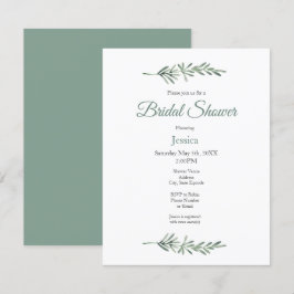 Invitación Rosemario de color de agua