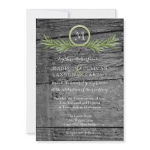 Rosemary y Rustic Wood Boda