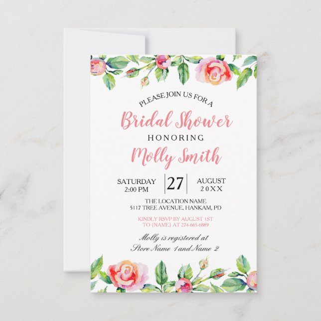 INVITACIÓN ROSES DE PINCO DE VERANO (Anverso)