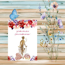 Invitación Roses rojos florecen Fiestas de baile del Día de l