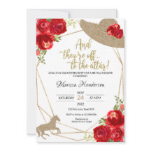 Roses rojos Kentucky Derby Bridal Shower