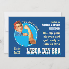 Invitación Rosie Riveter LABOR DAY BBQ