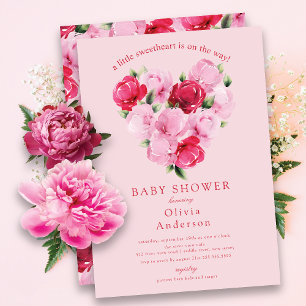Invitación Rosy Blooms SCariño Baby Shower