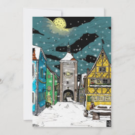Invitación Rothenburg ob der Tauber Germany en Navidades