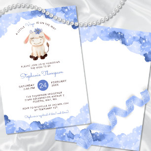 Invitación Rótulo de Astrología Virgo Celestial Baby Shower