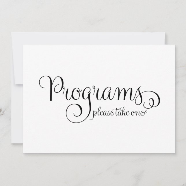 Invitación Rótulo del Boda del programa, (Anverso)