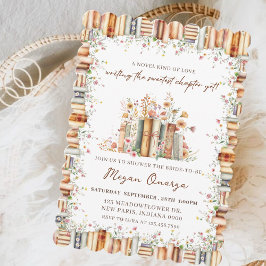 Invitación Rounded Novel Kind of Lover Book Bridal Shower