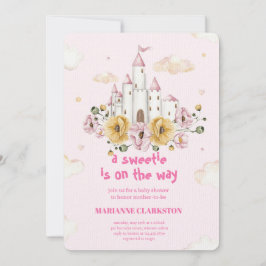 Invitación Royal Baby Shower in the Dream Castle