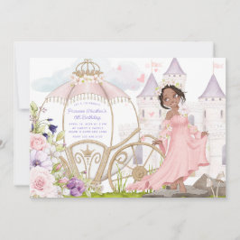Invitación Royal Carriage | Cumpleaños de la Princesa de la P
