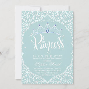 Invitación Royal Little Princess Baby Shower Ornamental