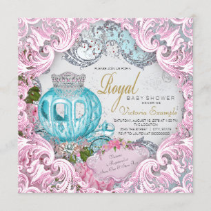 Invitación Royal Princess Baby Shower