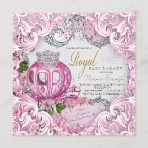 Invitación Royal Princess Baby Shower